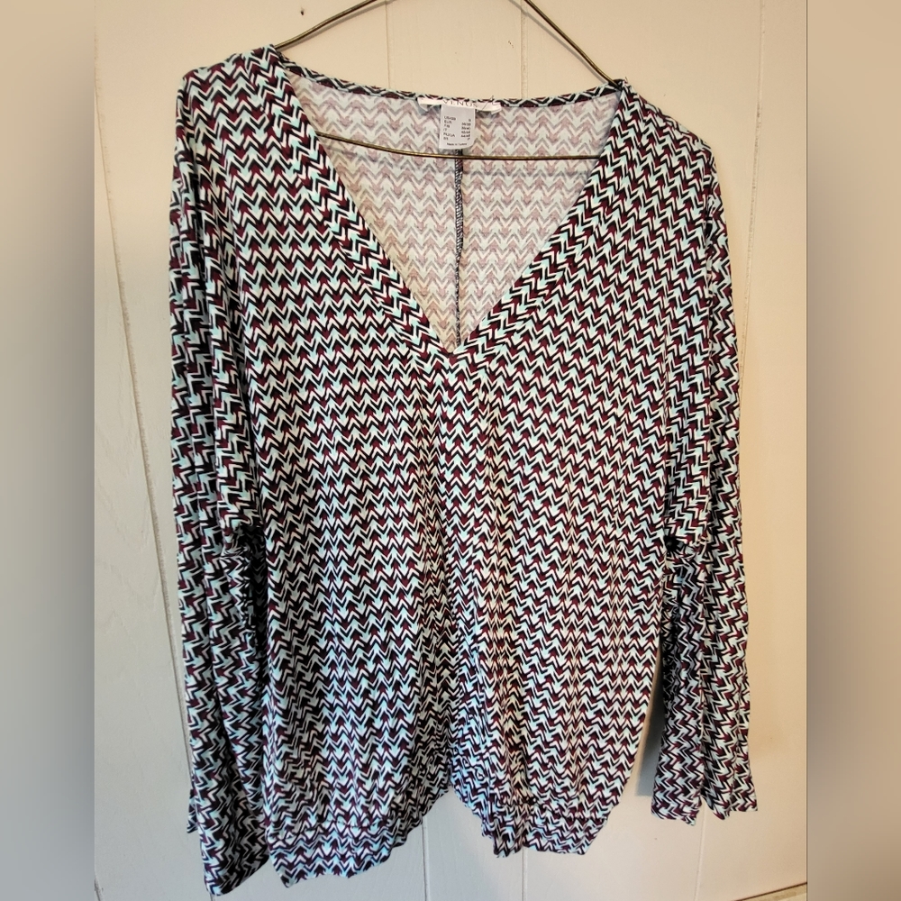 Like new pattern long sleeve blouse